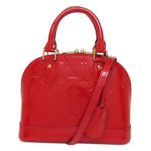 LOUIS VUITTON Red Alma Bag